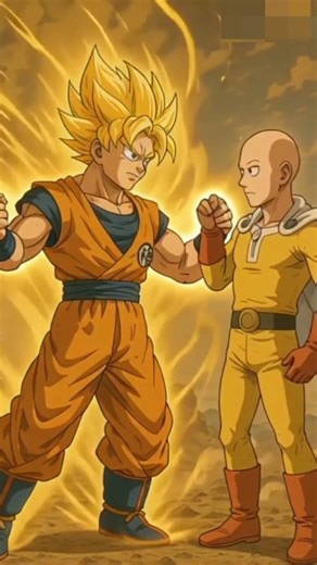 🔥 Goku vs Saitama – Ultimate Power Clash 💥 | Ultra Instinct vs Serious Punch ⚡ #Goku #Saitama