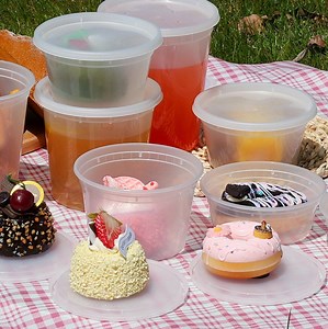 [Hot Item] Disposable Plastic PP Clear Soup Food Container with Lid Custom Different Size