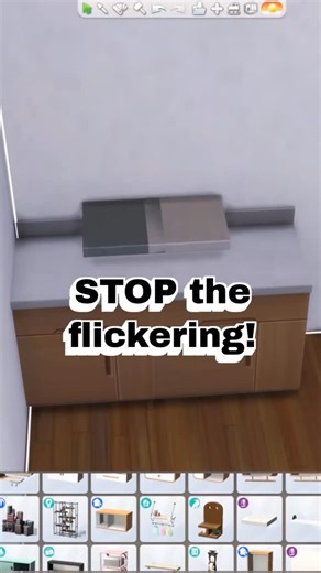 ElliSims on Instagram: "Tired of flickering items in The Sims 4? 💡 Here’s the quickest fix using TOOL! If this helps, hit follow for more cozy Sims tips & tiny-tutorials you’ll love. 💛✨ #sims4builder #sims4mods #toolmod #sims4 #Simstagram"