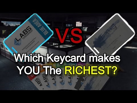 Which Lab's Keycard is the BEST? (Part 3 Blue Keycard VS Card w/ Blue Marking) - Escape From Tarkov