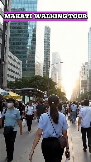 🌆 MAKATI WALKING TOUR | Streets & City Vibes ✨ #MakatiPhilippines #walkingtour #makatiavenue