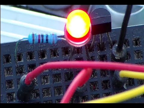 Flashing LED. How to make an LED flash with just a few electronic components. The Yeti Channel