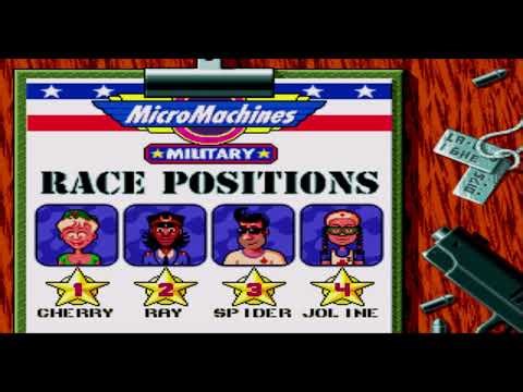 Micro Machines Military - It's a Blast! | Gameplay (Sega Megadrive Videogame)