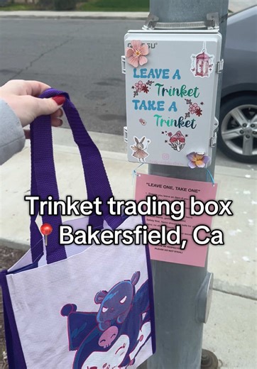Bakersfields very own trinket trading box☺️ located at Linnell Brahma Park! #661bakersfield #bakersfield #bakersfieldcalifornia #trinketbox #661