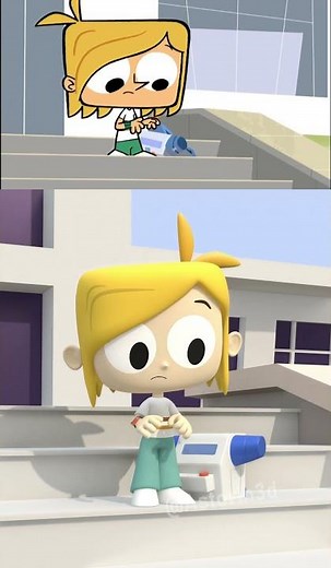 2D vs 3D: Robotboy Scene "The Boy Who Cried Kamikazi" #animation #robotboy #cartoonnetwork