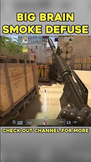 How to Smoke Defuse in CS2 (Easy Trick)
