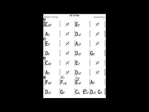 All Of Me - Backing track / Play-along