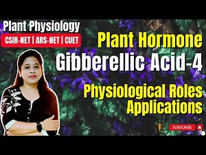 Plant Hormone Gibberellic Acid (Part -4) Physiological Roles | Functions | CSIR-NET | ARS NET