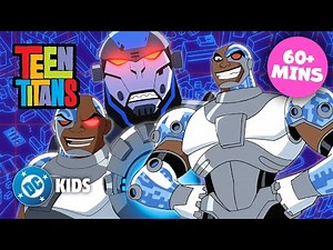 🤖 Cyborg: His FULL Story! ⚡️ Teen Titans Seasons 1-5 | Teen Titans | #KidsCartoons ‪@dckids‬
