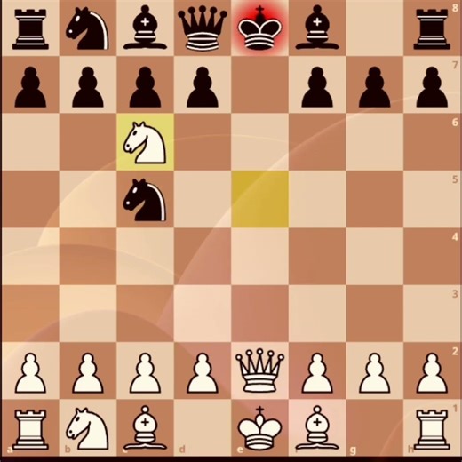 ⁠Winning Queen early. #chess