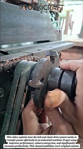 Industrial Machine Transmission System | Belt & Chain Drive Mechanism