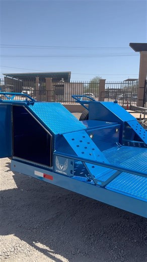 Unbreakable trailer for 2 Can-ams, completely custom, made to order. #craftcustoms #shorts