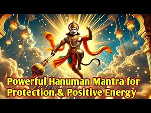 💪 Powerful Hanuman Mantra for Protection & Positive Energy 🔱 | Ancient Sanskrit Healing Chant