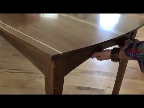 QLine Dining Table with secret hidden compartments