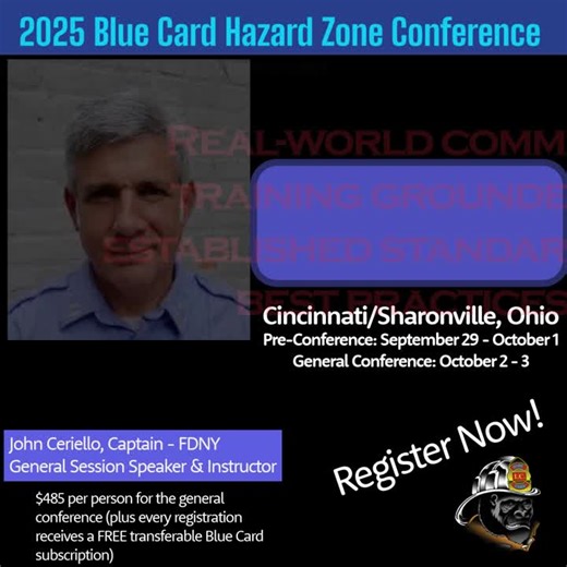 #bluecardcommand #hazardzoneconference #fdny #winddrivenfires #firefightertraining #incidentcommand | B Shifter Home of Blue Card