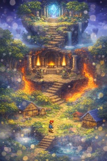 Chrono Trigger, stacked through time