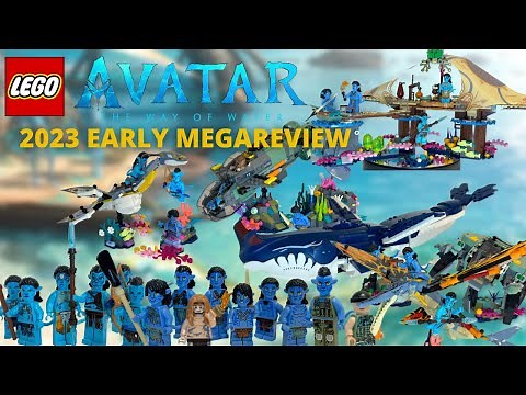 Combining EVERY 2023 LEGO Avatar: The Way of Water Set and Minifig: EARLY Megareview!