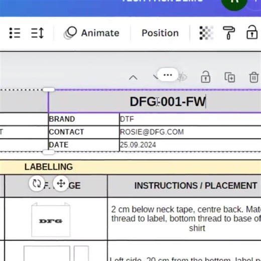 Fashion Tech Pack Canva Template DIY, Streetwear Tech Pack Cheat Sheet, T-shirt Blueprint, Clothing Mockup, Production Sheet, Manufacturer - Etsy Australia