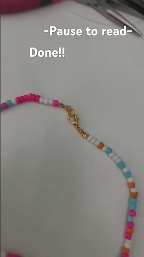 How to put on a lobster clasp!! #necklace #beads