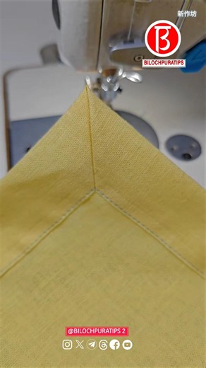 A New Way to Create Right Angles Sewing and Fabric Craft Tips