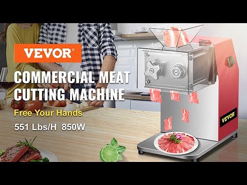 VEVOR Commercial Meat Cutting Machine, for Kitchen Supermarket Lamb Beef Chicken