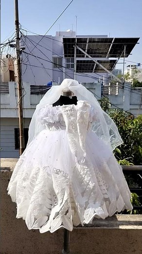 👉 “Baby Baptism Dress Stitching | Christening Dress for Baby Girl 👶🤍”