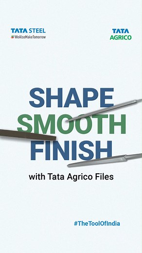 Strong, durable and made with the highest quality carbon steel—no one does the job better than Tata Agrico Files! Smooth, shape, and finish with ease. To learn more, visit www.tataagrico.com . . . #TataAgrico #files #tataagricofiles #highestquality #highestqualityproducts #trustedbrand #tatatools #DeshKaTool #tataagricogroup #tataproduct | TATA AGRICO
