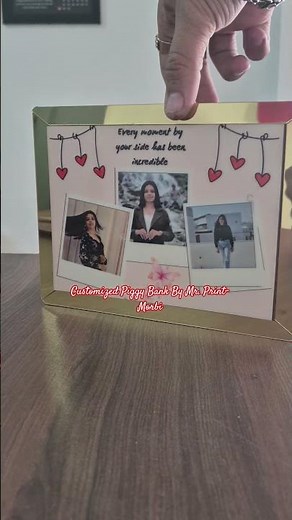 Customized Photo Piggy Bank 🐷💰 | Personalized Money Bank with Photo | Mr. Print Morbi