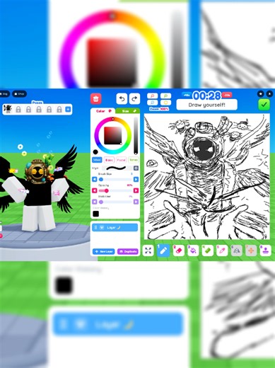 Check to see if you appear in my video :p #fyp #animation #creative #drawme #robloxavatar