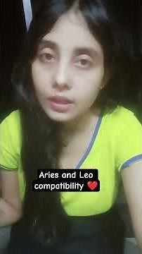 Aries and Leo compatibility ❤️