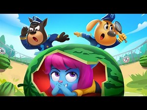 Police and Funny Watermelon Story | Educational Cartoons for Kids | Sheriff Labrador