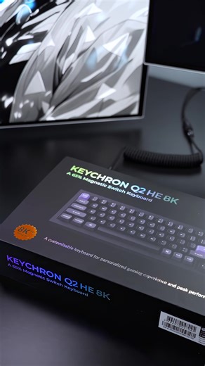 Keychron Q2 HE: Magnetic Lime Switch Gaming Keyboard