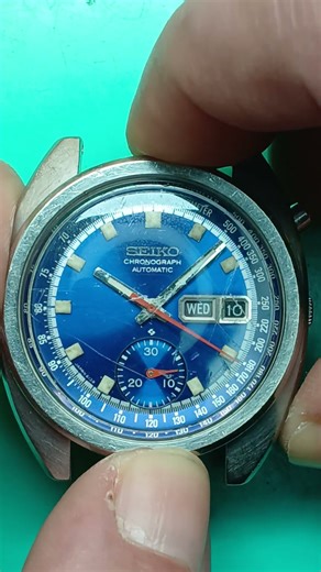 Sept.1973 SUWA Seiko 6139-6012 17j(+4j) Chronograph Movement Final #shorts