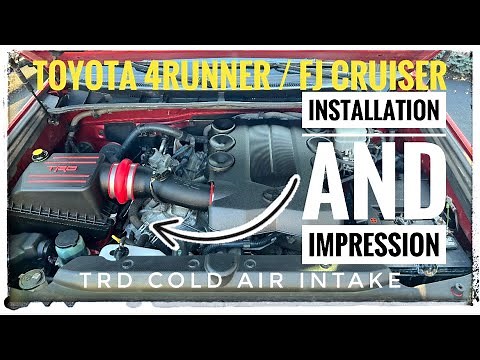 Toyota 4Runner/FJ Cruiser (1GR) TRD Cold Air Intake Installation - Step by Step
