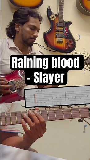 How to Play Slayer's Raining Blood Intro Riff | Easy Guitar Lesson for Beginners
