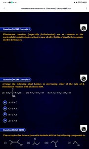 Elimination reactions (especially β-elimination) are as common ... | Filo