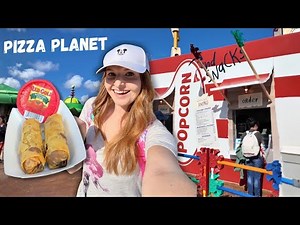 Pizza Planet is BACK! NEW Hollywood Studios Snack - Toy Story Land Pizza Planet Spring Rolls & Epcot
