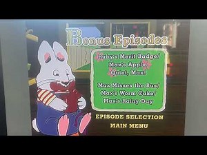 Max & Ruby: Springtime For Max & Ruby 2005 DVD Menu Walkthrough
