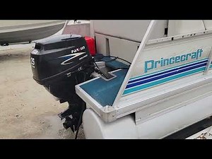 Mini Pontoon boat Princecraft Vertra 16 ft for sale