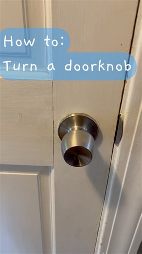 HOW TO TURN A DOORKNOB 🚪 #howto #simplethings #wellthatwaseasy