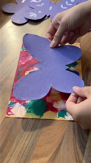 Kreativ mit Acrylfarbe 🎨#basteln #bastelanleitung #bastelnmitkindern #farben #bunt #kreativ #mobile