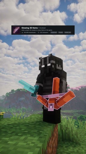 BEST Minecraft Texture Packs / Mods! #shorts