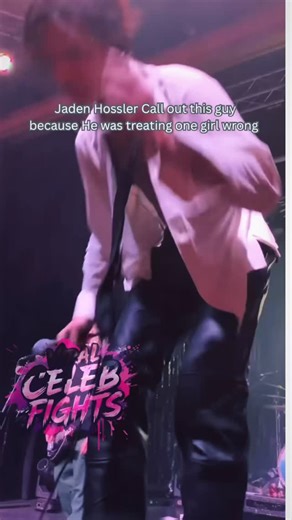 Jaden Hossler stopped his concert mid-performance to call out a guy mistreating a girl in the crowd — and the internet is divided. Was he protecting her or overreacting? 🎤🔥 What would you do if this happened right in front of you? 👀 Drop your thoughts 👇 let’s talk about it. #ViralCelebFights #ViralCelebFights #CaughtOnCamera #CelebrityDrama #PublicConfrontation #JadenHossler #ConcertDrama #FightVideo #ViralClips #CelebrityFights #CaughtIn4K #DramaAlert #InternetDebate #TrendingNow #PopCultur