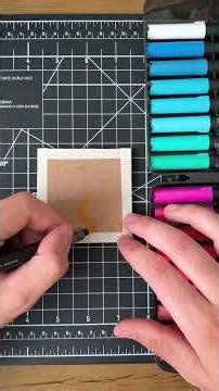 Como fazer mini telas para desenhar e pintar! #diy #ideiasbrilhantes #art #artesanato