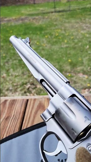 Smith and Wesson Performance Center Model 629 44 Mag Compensated Hunter at the Range Close up HD