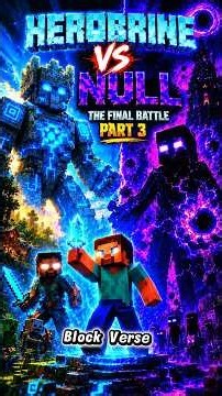 Herobrine vs Null: The FINAL Battle Part 3 Herobrine vs NullThe Final Battle# shortfeed 🥹❤️ #fyp usa