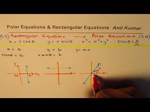 How to Convert Rectangular Equations to Polar Equations - EDEXCEL - GCSE - SAT