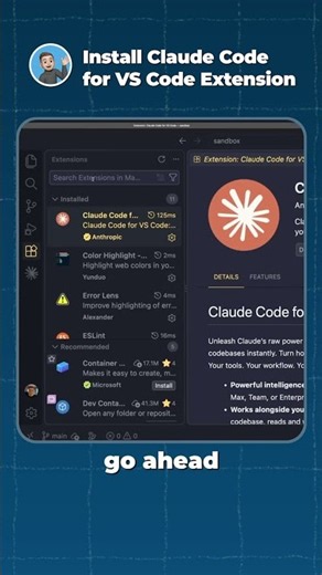 Is this the best AI extension for VS Code? #coding #tech #claude
