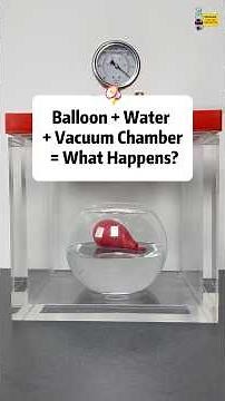 Boiling Water and Exploding Balloon in a Vacuum!