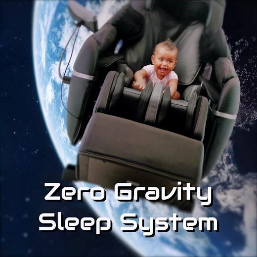 Babies in a Medical Breakthrough Massage Chair in Space